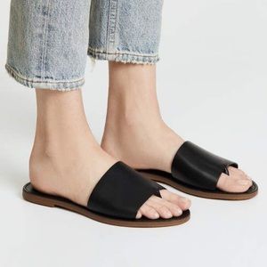 Madewell boardwalk post slides size 7.5 (NEW)